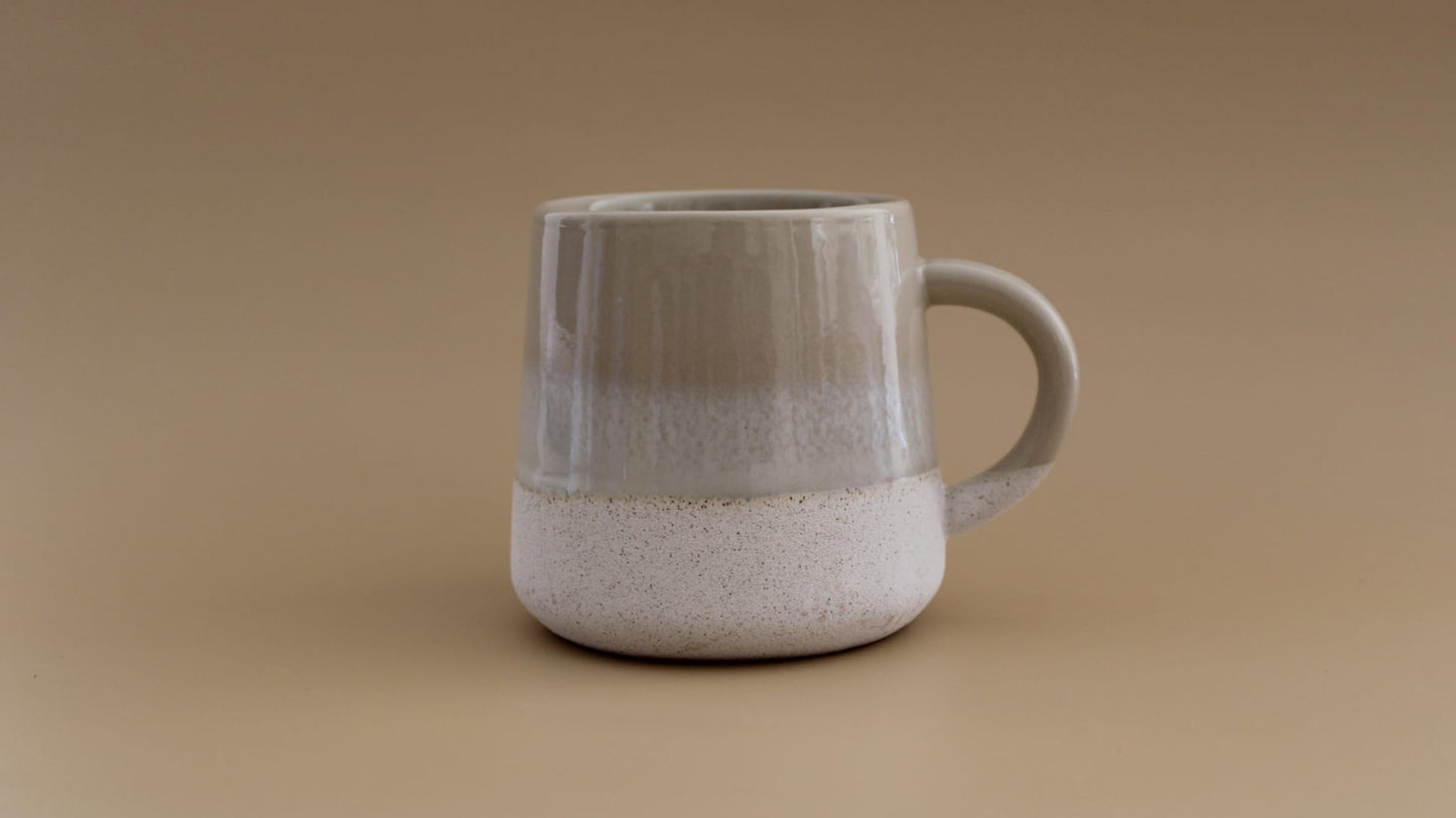 Sand Coloured Glazed Mug 360ml