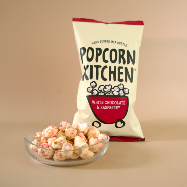 White Chocolate and Raspberry Popcorn